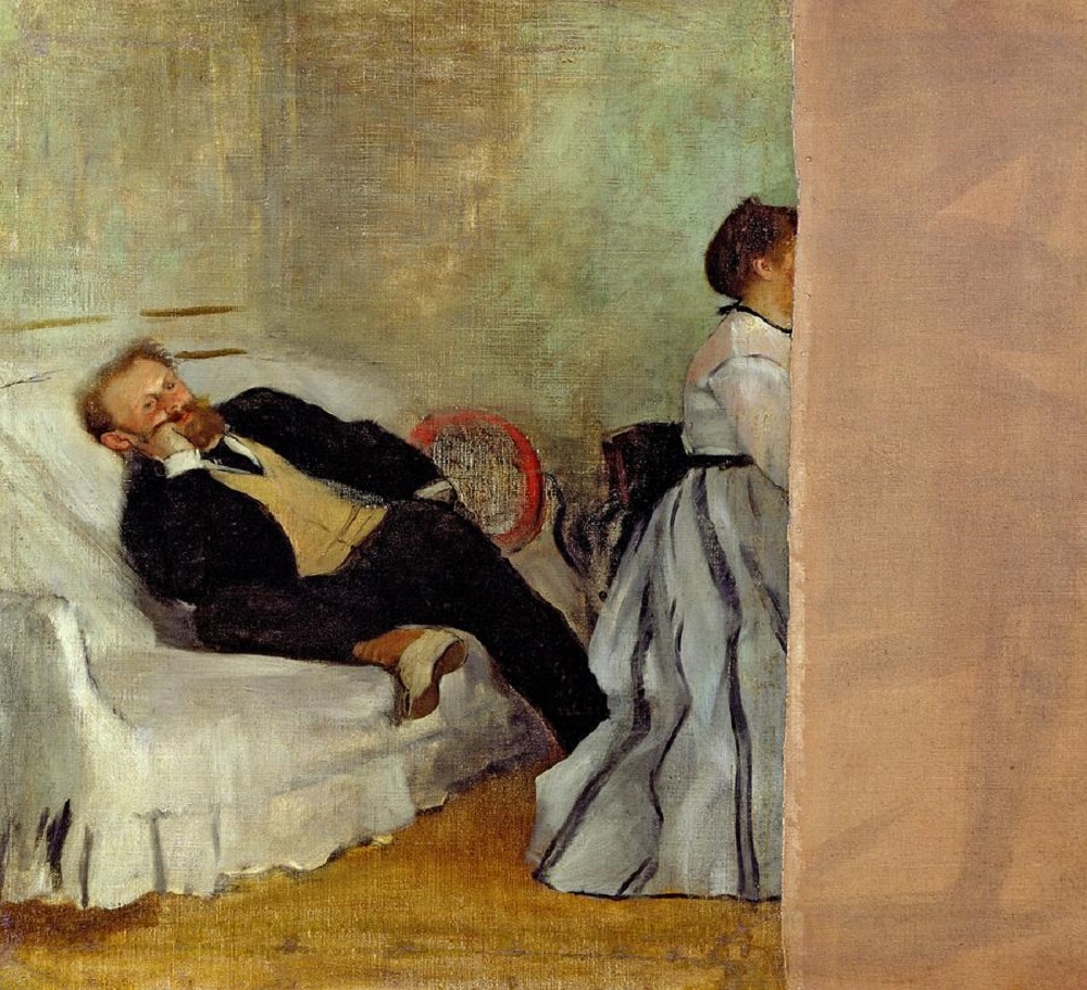 EDGAR DEGAS - MANET Y ESPOSA
