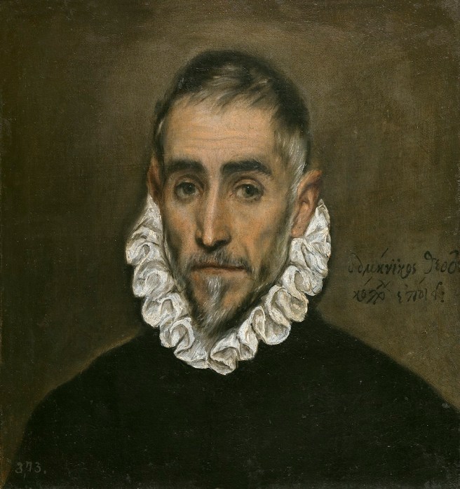 El Greco caballero anciano