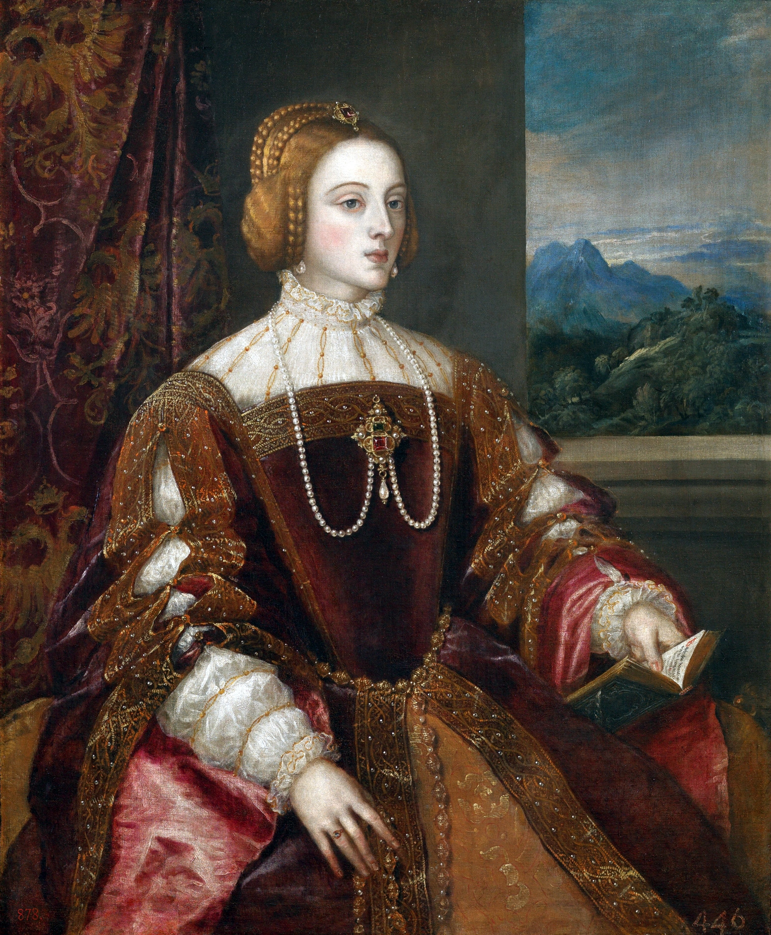 LA EMPERATRIZ ISABEL DE PORTUGAL_1548_TIZIANO