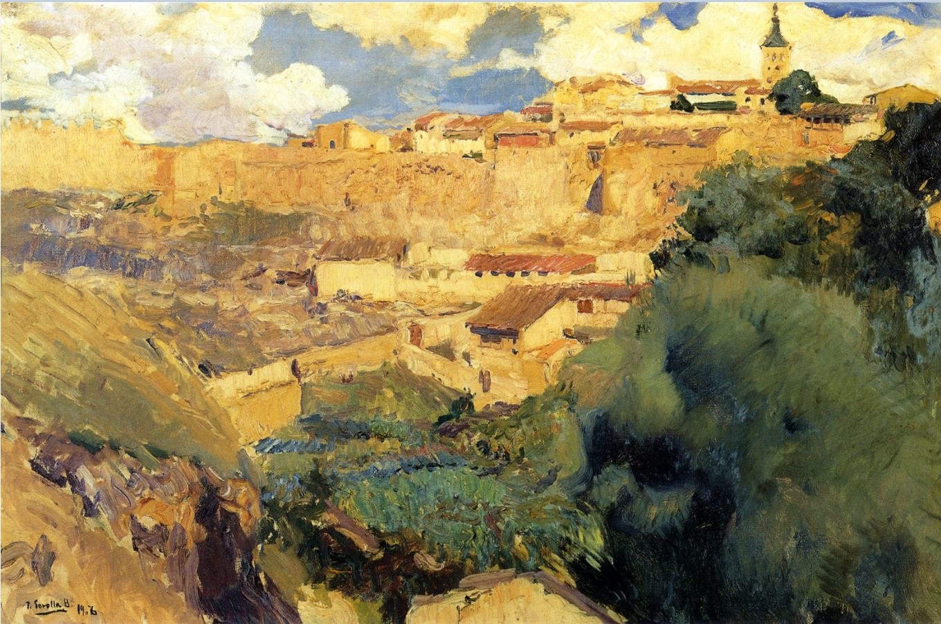 MURALLAS DE SEGOVIA 1906 COLECCIÓN PARTICULAR