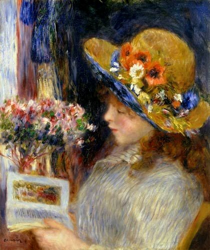 Renoir_Fille lisant, 1886