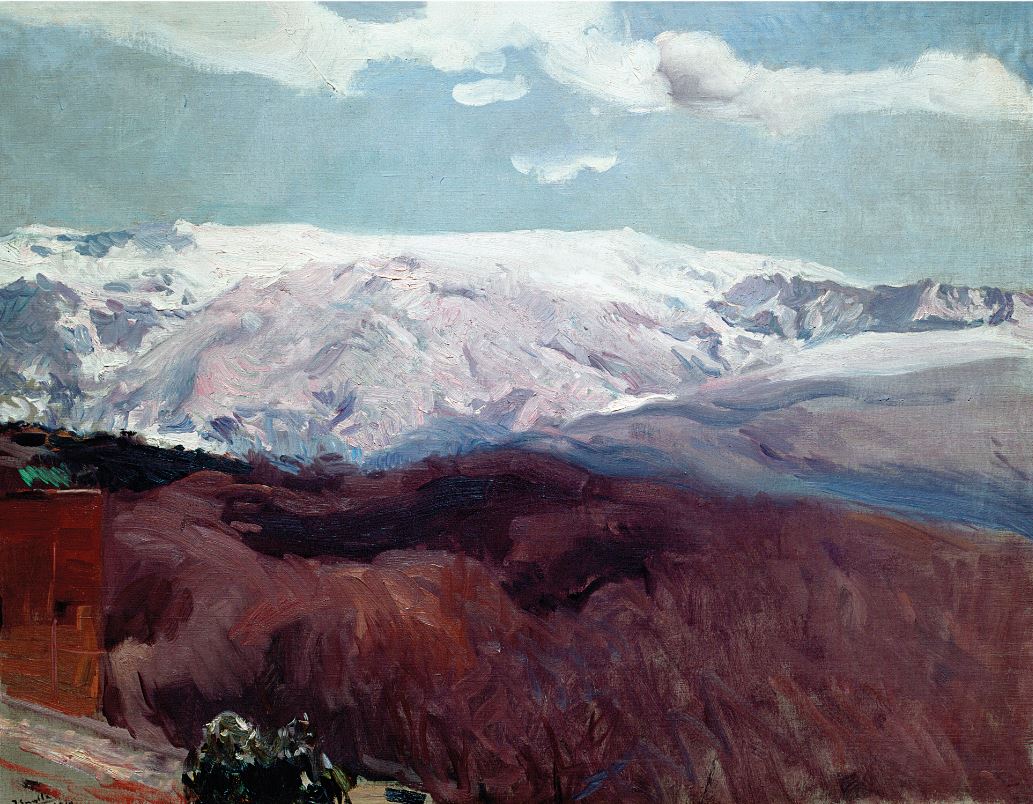 SIERRA NEVADA EN INVIERNO 1910 MUSEO SOROLLA