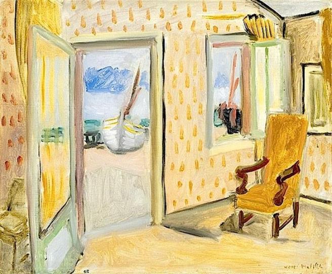 HENRI MATISSE - 1920 - Interior, puerta abierta