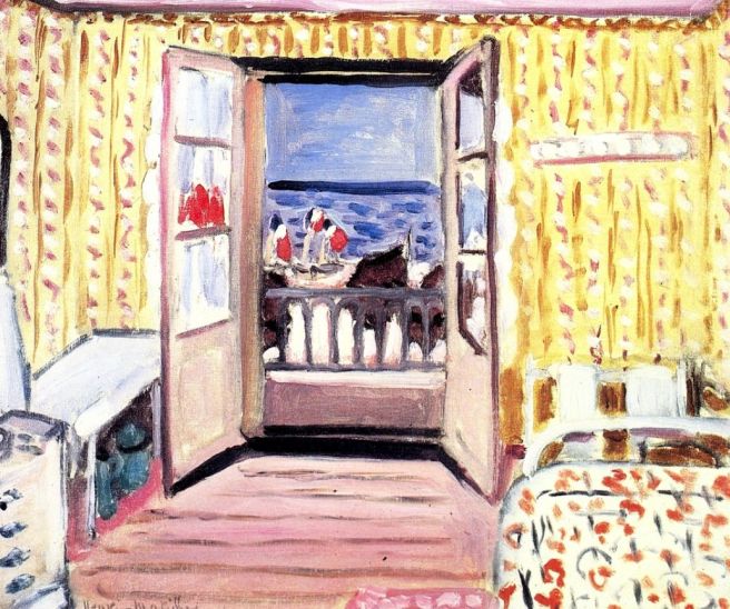 HENRI MATISSE - 1920 - Interior, 14 de julio, Etretat