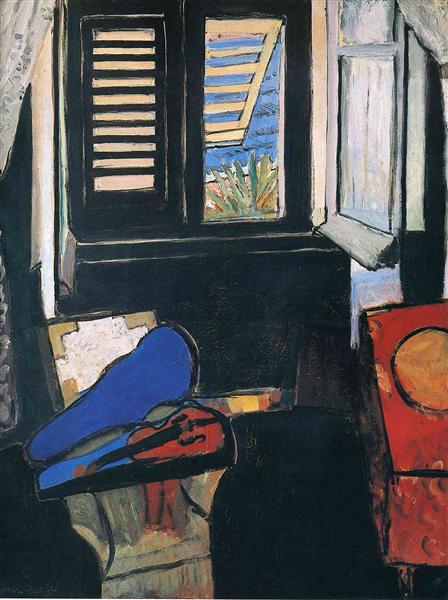HENRI MATISSE - 1917 - Interior con violín