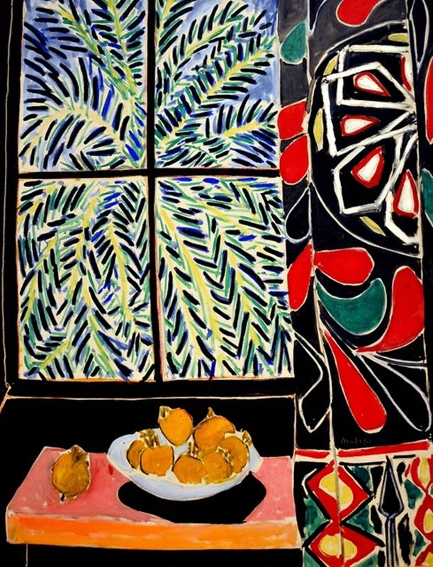 HENRI MATISSE - 1948 - Interior con cortina egipcia - The Phillips Collection