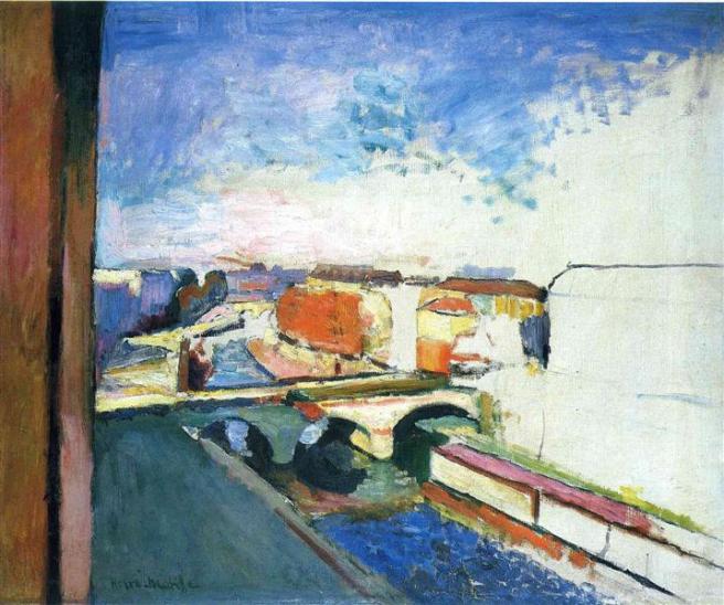 HENRI MATISSE - 1900 - El puente Saint Michel en Paris II