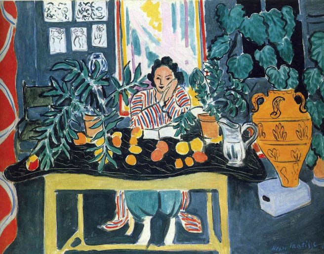 HENRI MATISSE - 1940 - Interior con jarrón etrusco - Museo de Arte de Cleveland