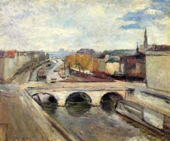 HENRI MATISSE - 1900 - El puente Saint Michel en Paris I