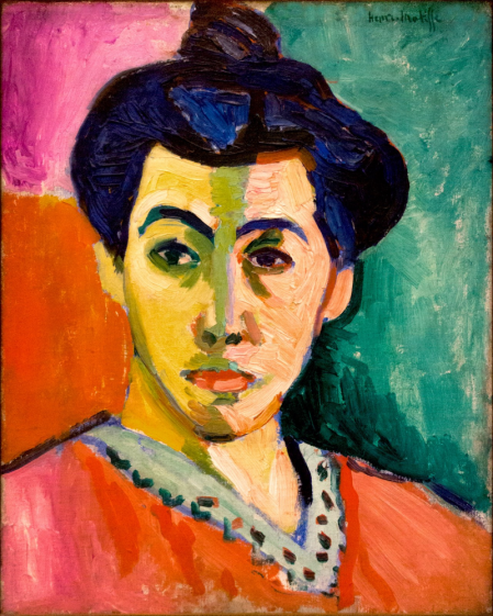 HENRI MATISSE - 1905 - La raya verde - Galería Nacional de Dinamarca