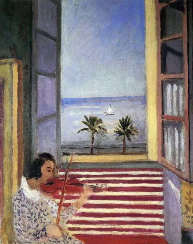 HENRI MATISSE - 1923 - Mujer joven tocando el violin