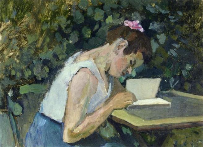 HENRI MATISSE - 1902 1903 - Mujer leyendo en el jardin