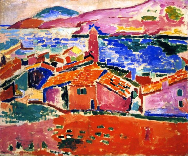 HENRI MATISSE - 1905 - Vista de Collioure - Museo del Hermitage