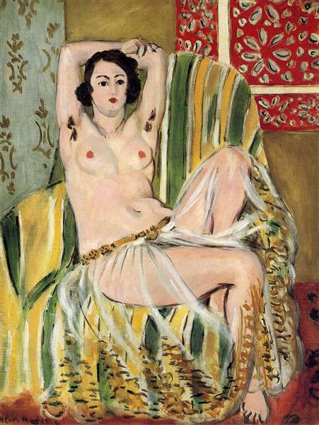 HENRI MATISSE - 1923 - Mujer árabe con brazos levantados - MoMA