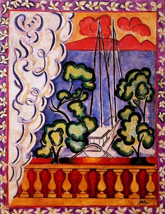 HENRI MATISSE - 1935 - Ventana en Tahiti - Museo Matisse - copia