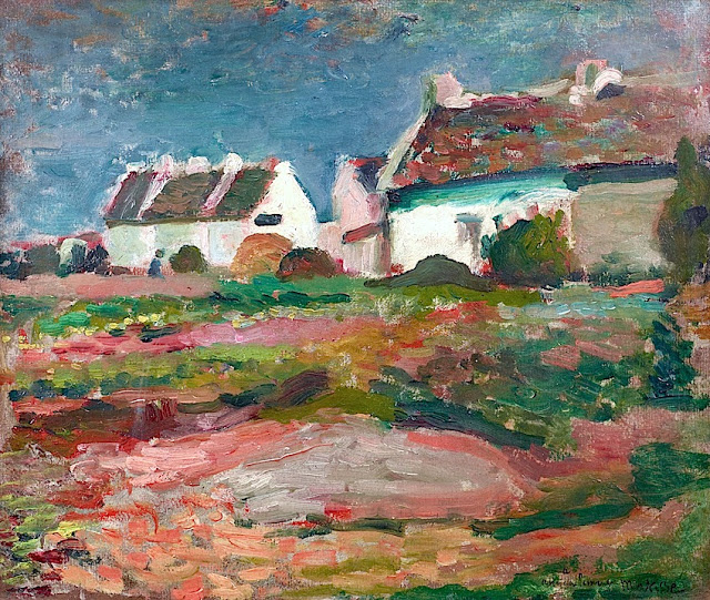 HENRI MATISSE - 1896 - Maisons á Kervilahouen, Belle Ile