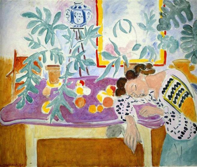 HENRI MATISSE - 1940 - Still life with sleeper