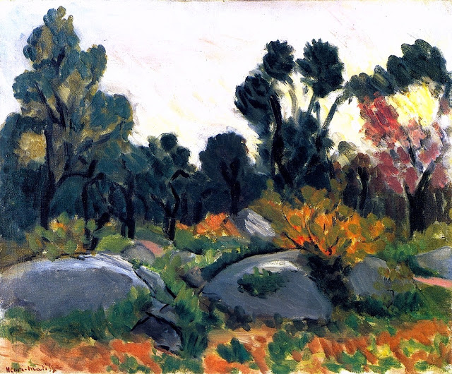 HENRI MATISSE - 1925 - Rocas en el valle du Loup