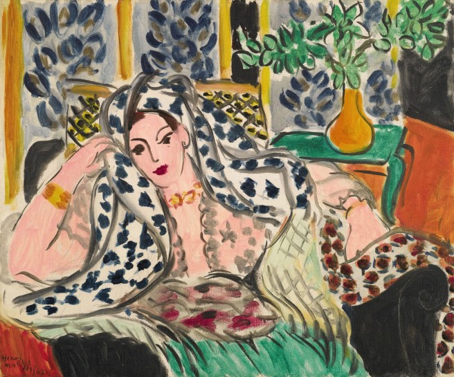 HENRI MATISSE - 1942 - Odalisca en sillón negro