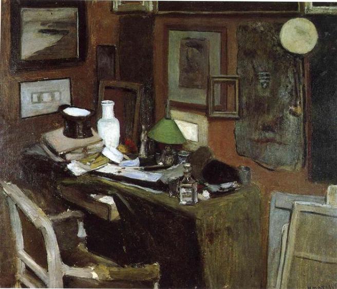 HENRI MATISSE - 1896 - Interior con sombrero de copa
