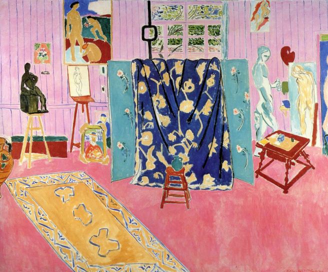 HENRI MATISSE - 1911 - El estudio del artista (el estudio rosa) - The Pushkin State Museum of Fine Arts