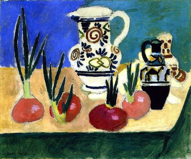 HENRI MATISSE - 1906 - Cebollas rojas - Galería Nacional de Dinamarca