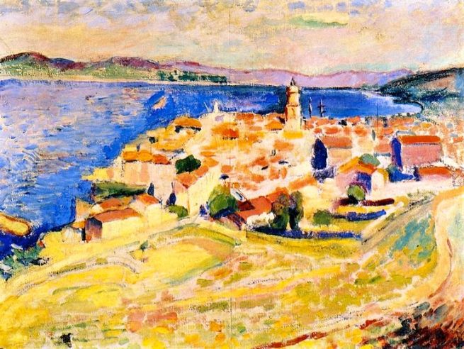 HENRI MATISSE - 1904 - Vista de Saint Tropez