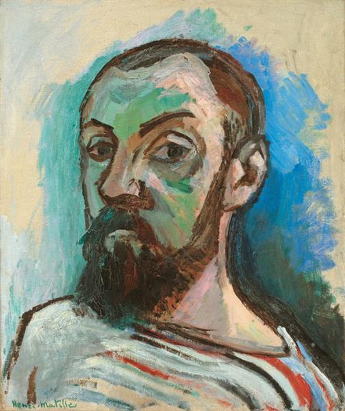HENRI MATISSE - 1906 - Autorretrato en camiseta de rayas
